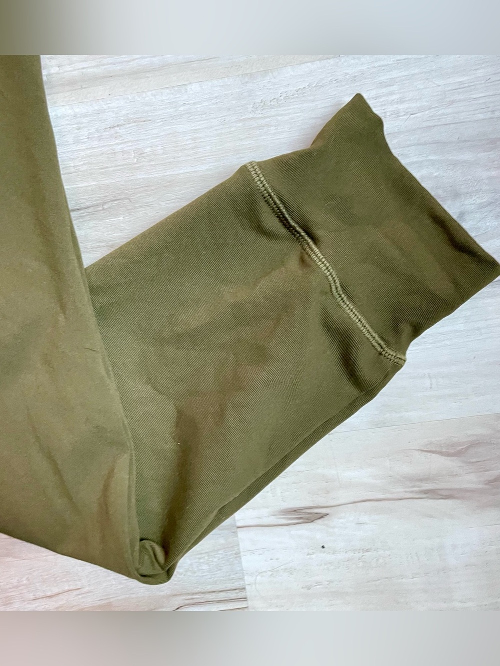 ZYIA Olive Green Track Joggers with Drawstring Waist Active set - Picture 5 of 16